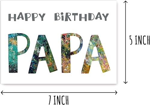 Miniatura 2 de EruditeGifts Tarjeta de feliz cumpleaños, 5 x 7 pulgadas, interior en blanco para tu mensaje