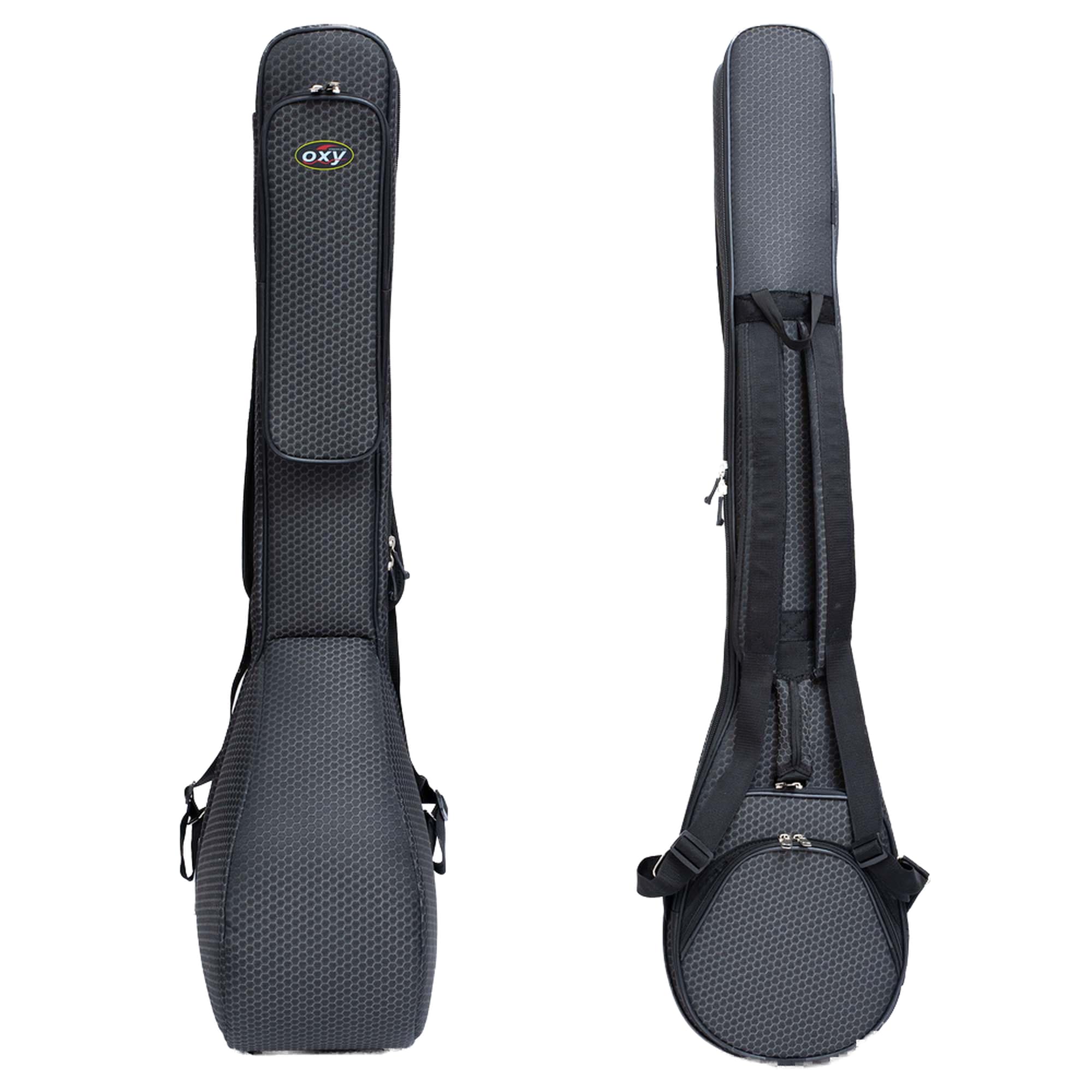 Ethnic Musical Long Saz Case by Oxy Padded Gigbag, Safe & Rigid Case with Strong Zipper – Black