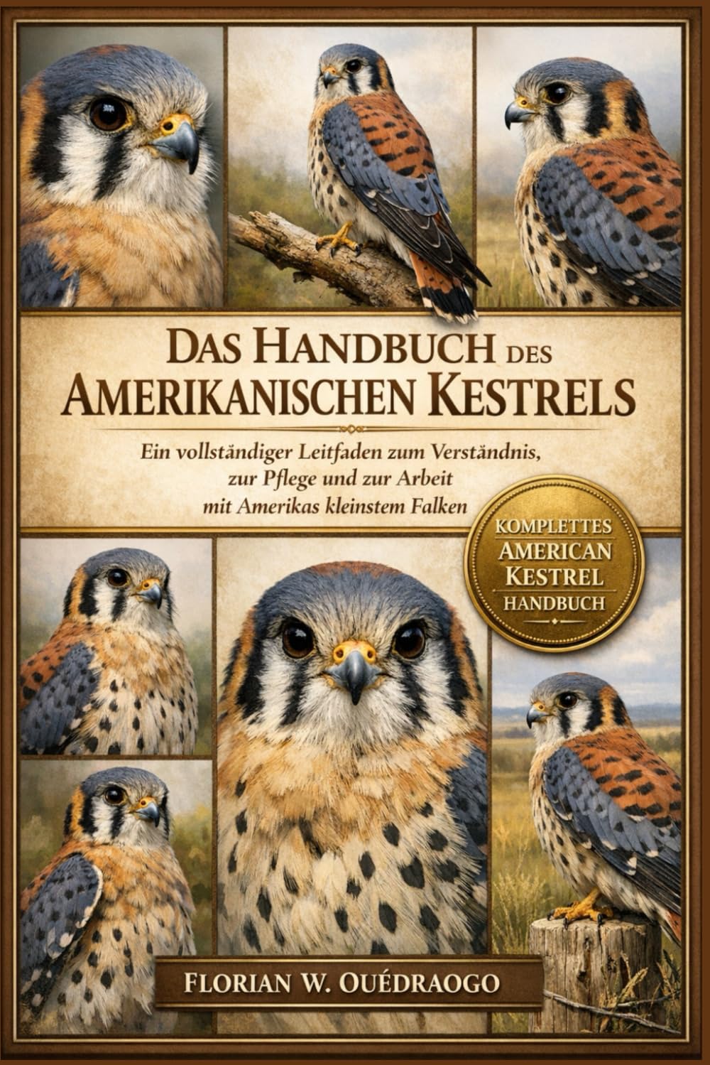 DAS HANDBUCH DES AMERIKANISCHEN KESTRELS: Ein vollständiger Leitfaden zum Verständnis, zur Pflege und zur Arbeit mit Amerikas kleinstem Falken