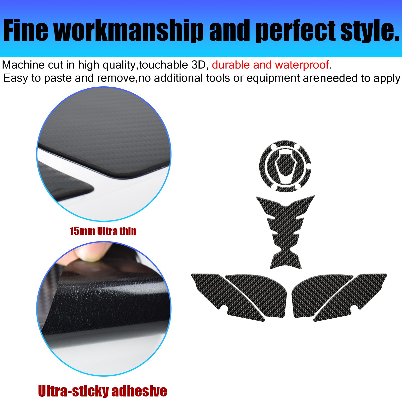 Moto Gaz Pad Autocollants Latérales Pour B&MW 2016-2019 G310R