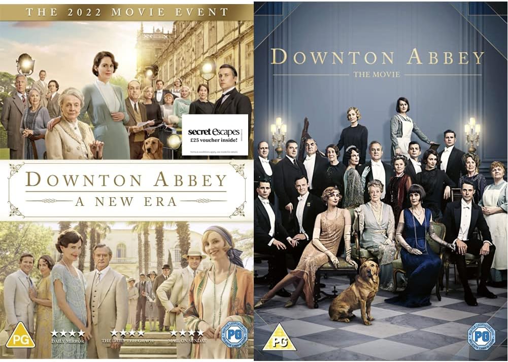 Downton Abbey: A New Era [DVD] [2022] & Downton Abbey The Movie [DVD ...