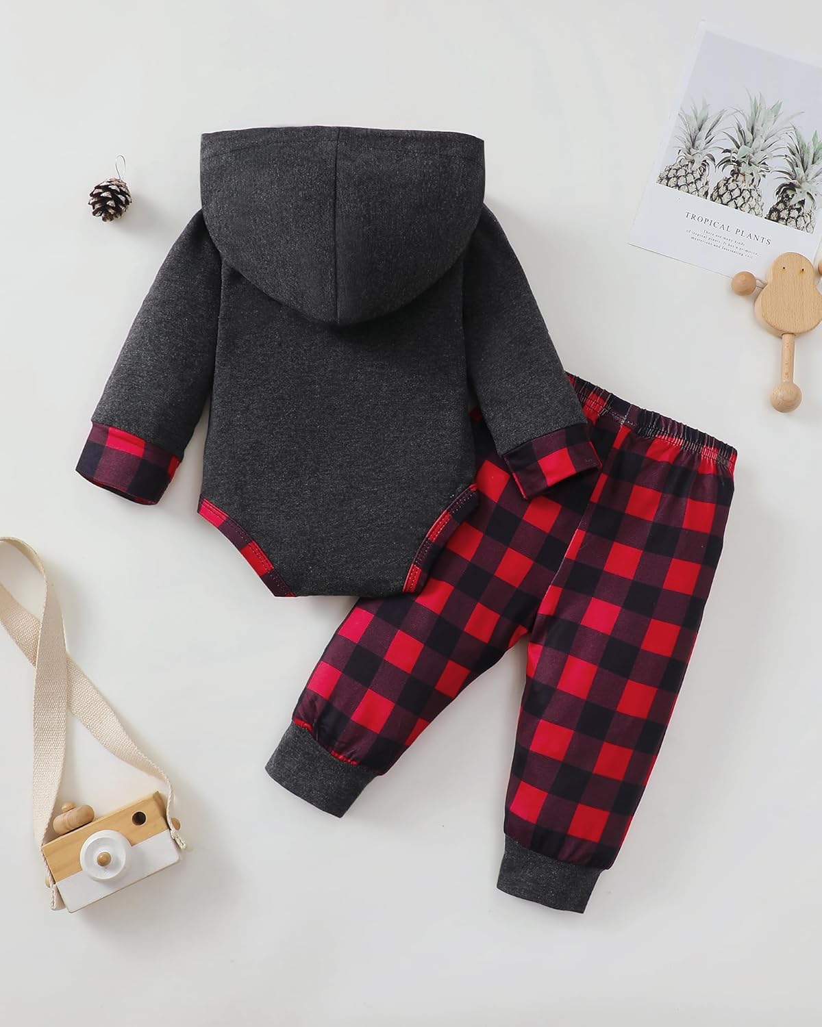Baby Boy Clothes Newborn Boy Outfits Infant Letter Print Long Sleeve Romper Hoodies Pants Fall Winter Outfits