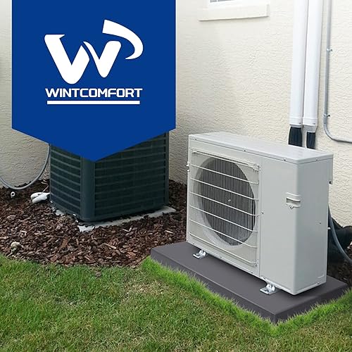 Miniatura 5 de Wintcomfort Mini almohadilla dividida para sistemas de bomba de calor de aire acondicionado sin conductos, 38 "x 18" x 3 " equipo de condensador de