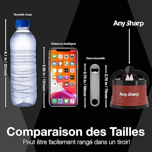 Vista 106 de Afilador de cuchillos AnySharp, Azul