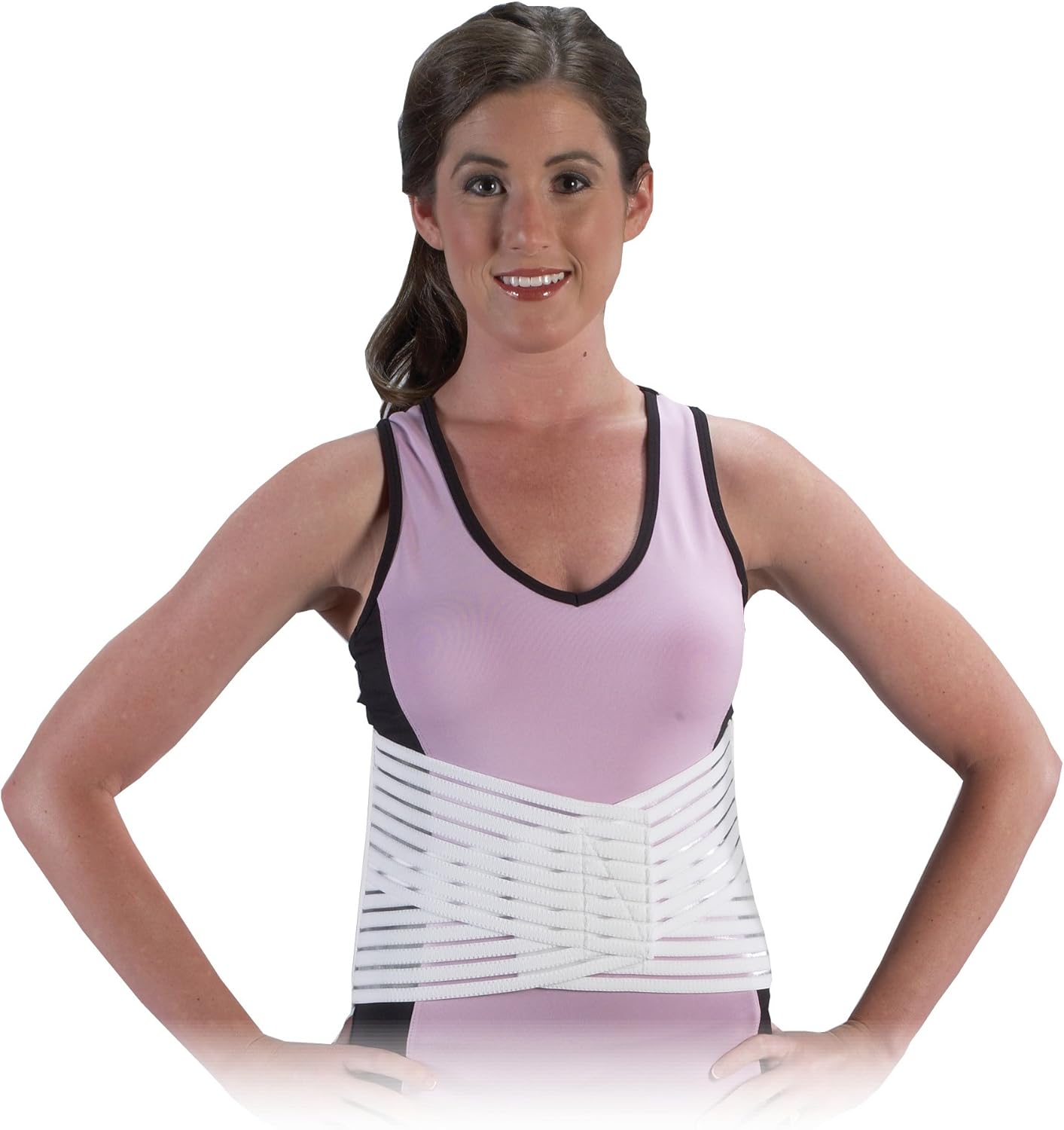 7 Inch Ortho-Rite Cool Support, White, Medium