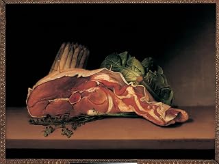 FANBUiHU Famous Photo Paintings Abstract Artwork Cutlet and Vegetables by Raphaelle Peale Posters Prints Art for Home Decor 60x90cm