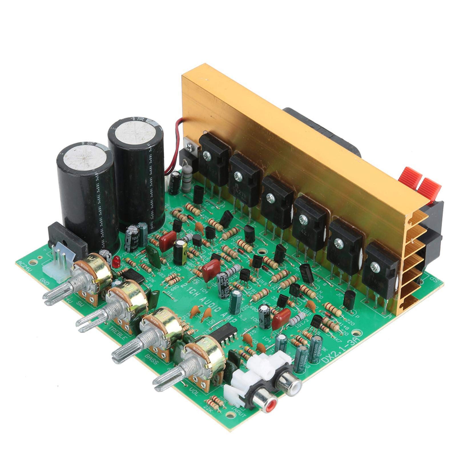 2 Cartes Préampli Audio Passives 3 Canaux - Réglage Volume, Aigus, Basses | Pour Ampli DIY, Caisson De Basses, Table De Mixage | Taille 56x28mm
