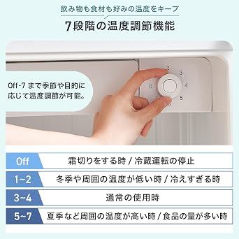 Japan Brand Mini Refrigerator with Ice Maker Chamber, Compact Refrigerator, 16.6 gal 50 L for Living Alone