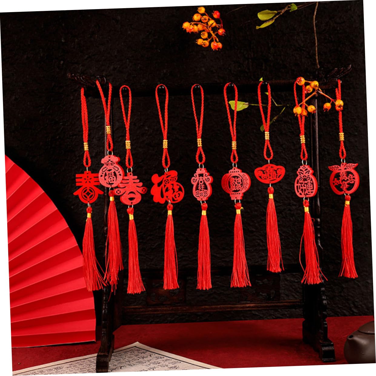 Zerodeko 45 Pezzi Ciondolo Capodanno Regali Ornamento Decorazioni Per La Casa Decorazioni Per La Casa Per La Decoraciones Para Salas De Decorazione In Stile Cinese