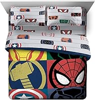 Vista 13 de Jay Franco Minecraft Daytime - Juego de ropa de cama completa de 7 piezas - Incluye edredón y juego de sábanas - La ropa de cama presenta a Alex