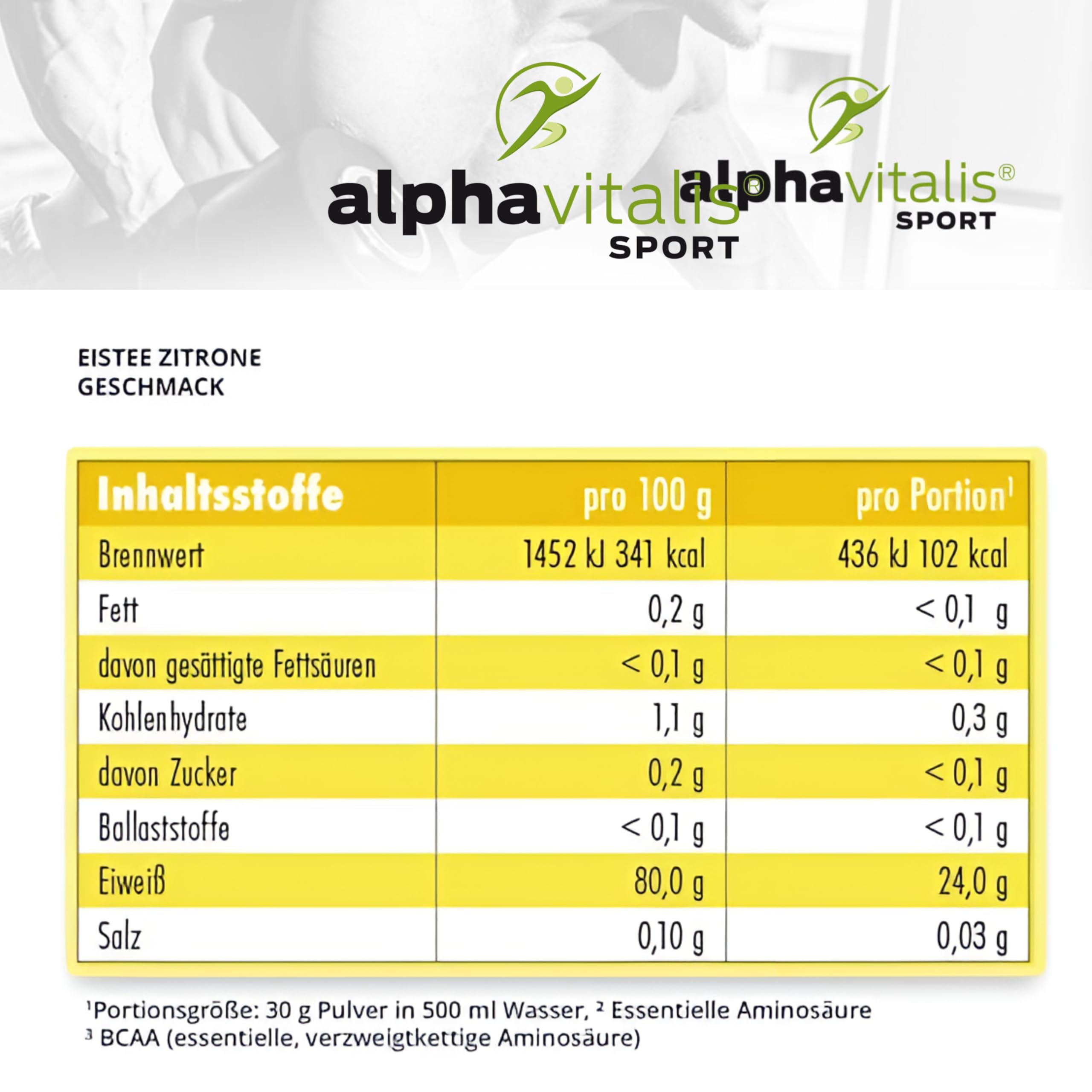 Clear Whey Isolate Pulver Eistee Zitrone – 600g fruchtiges Proteinpulver | Leckere Proteinlimo für Intra- und Post-Workout – erfrischende Alternative zu klassischem Whey Protein Pulver mit Milch