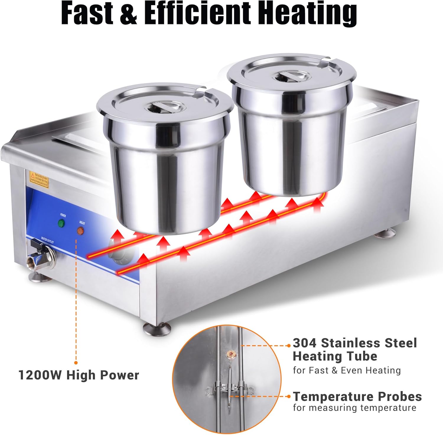 1200W Commercial Chili Cheese Food Warmer Nepal Ubuy