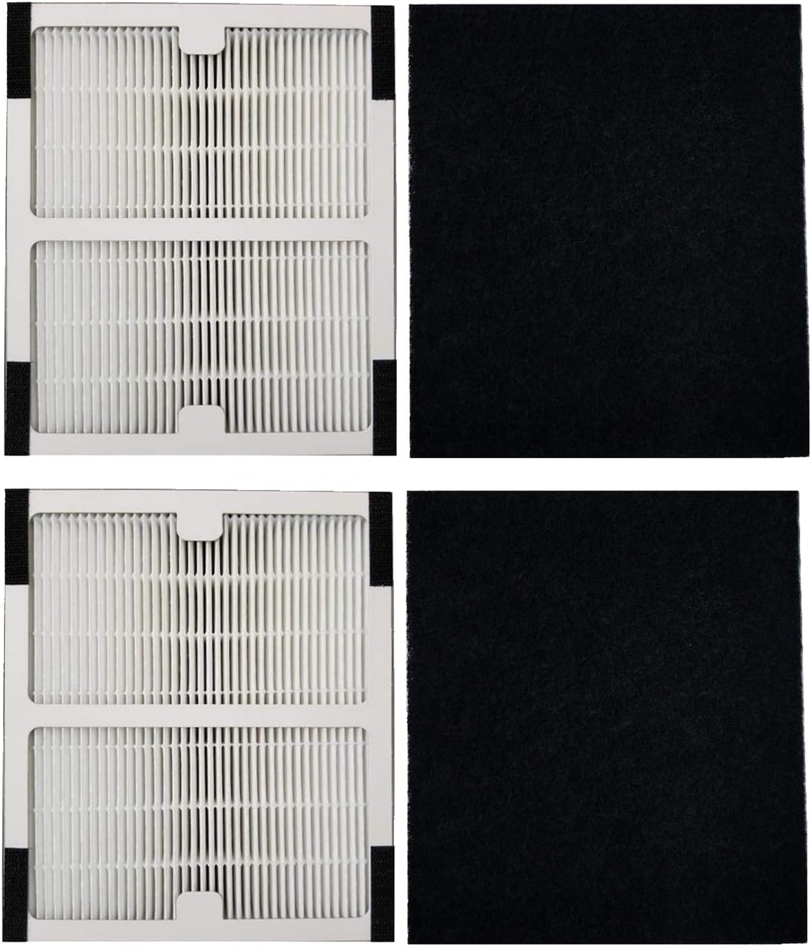 Idylis Air Purifier Filter A - 2 Pack HEPA & Carbon Filter Set for Idylis IAP-10-100, IAP-10-150, AC-2119, Model IAF-H-100A
