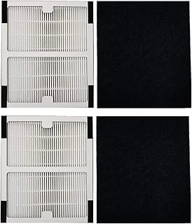 Replacement Idylis Air Purifier Filter A - 2 Pack Hepa & Carbon Filter Set for Idylis Air Purifiers Idylis IAP-10-100 Idylis IAP-10-150, AC-2119, Model # IAF-H-100A, IAFH100A