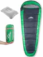 Sacco A Pelo Ultraleggero MOUNTREX - 750g, Compatto, Per Campeggio E Trekking - Foto 2