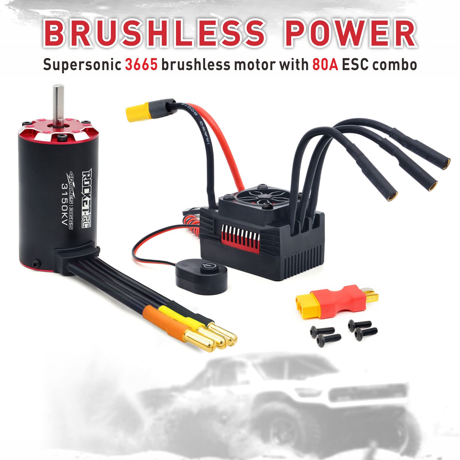 Amazon.com: Surpass Hobby 3665 3150KV Brushless Motor and