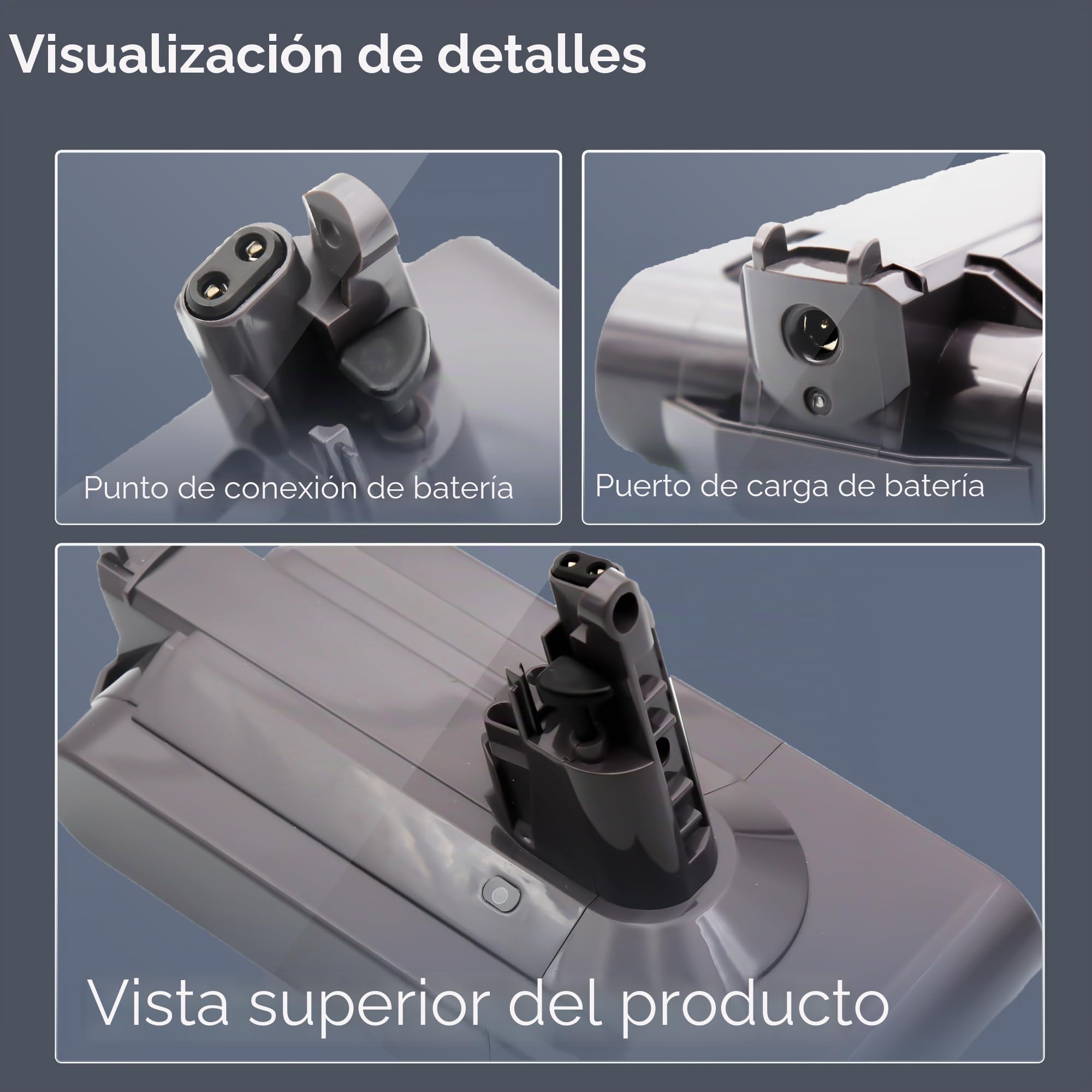 BLESYS 3900mAh V11 Batería de Repuesto para Dyson V11 (SV14) aspiradoras, Tipo de fijación con Tornillo