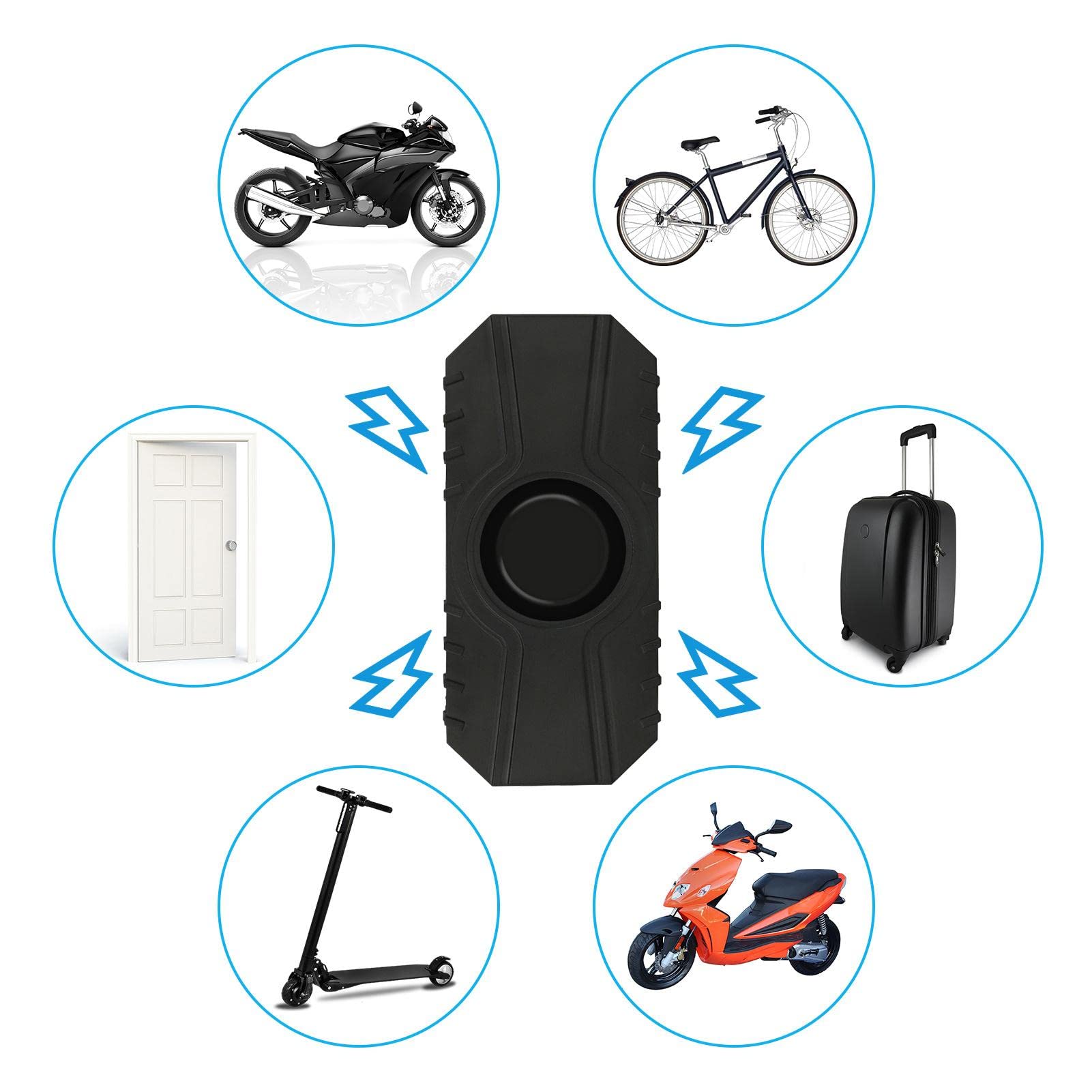 Alarma de Bicicleta de 1/2 Pieza - Alarma de Bicicleta Inalámbrica