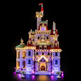 YEABRICKS LED Light for Lego 43263 Disney Beauty and the Beast Castle Building Blocks Model Building Blocks Set Not Included