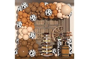 JOGAMS Western Balloon Garland: The Ultimate Cow-themed Party Decor
