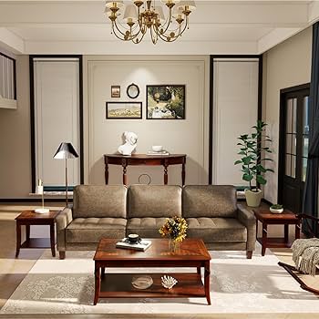 Amazon.com: Mid-Century Modern Living Room Coffee Table Set