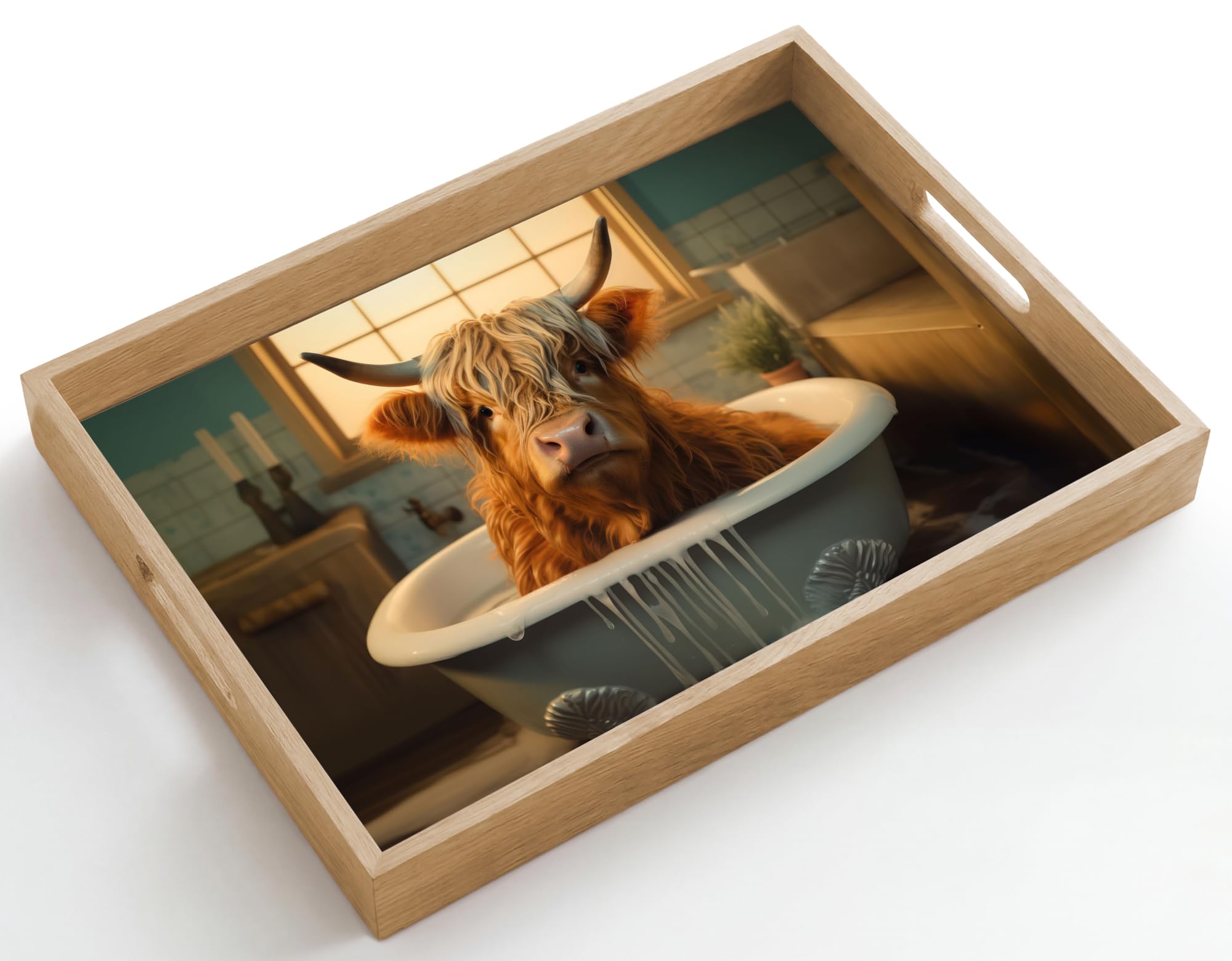 Plateau De Service Plateaux Repas Bois Decoratif Table Dejeuner