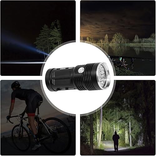 Miniatura 8 de AUNMAS Linterna LED 10000LM ultra brillante con 18 bombillas T6 para acampar al aire libre senderismo emergencia