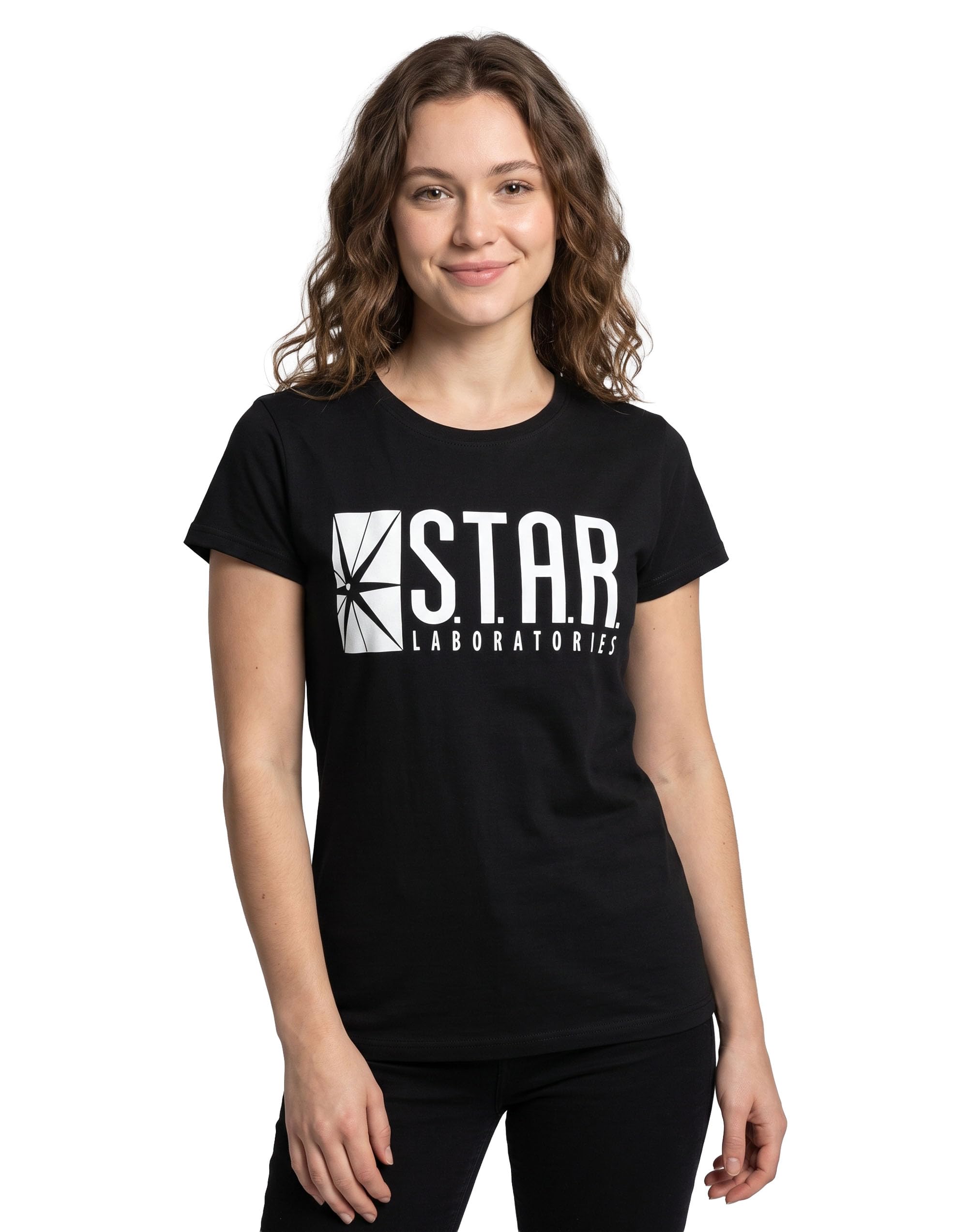 Dc Comics Women's Black Short Sleeved T-Shirt | | Official Merch Xxl