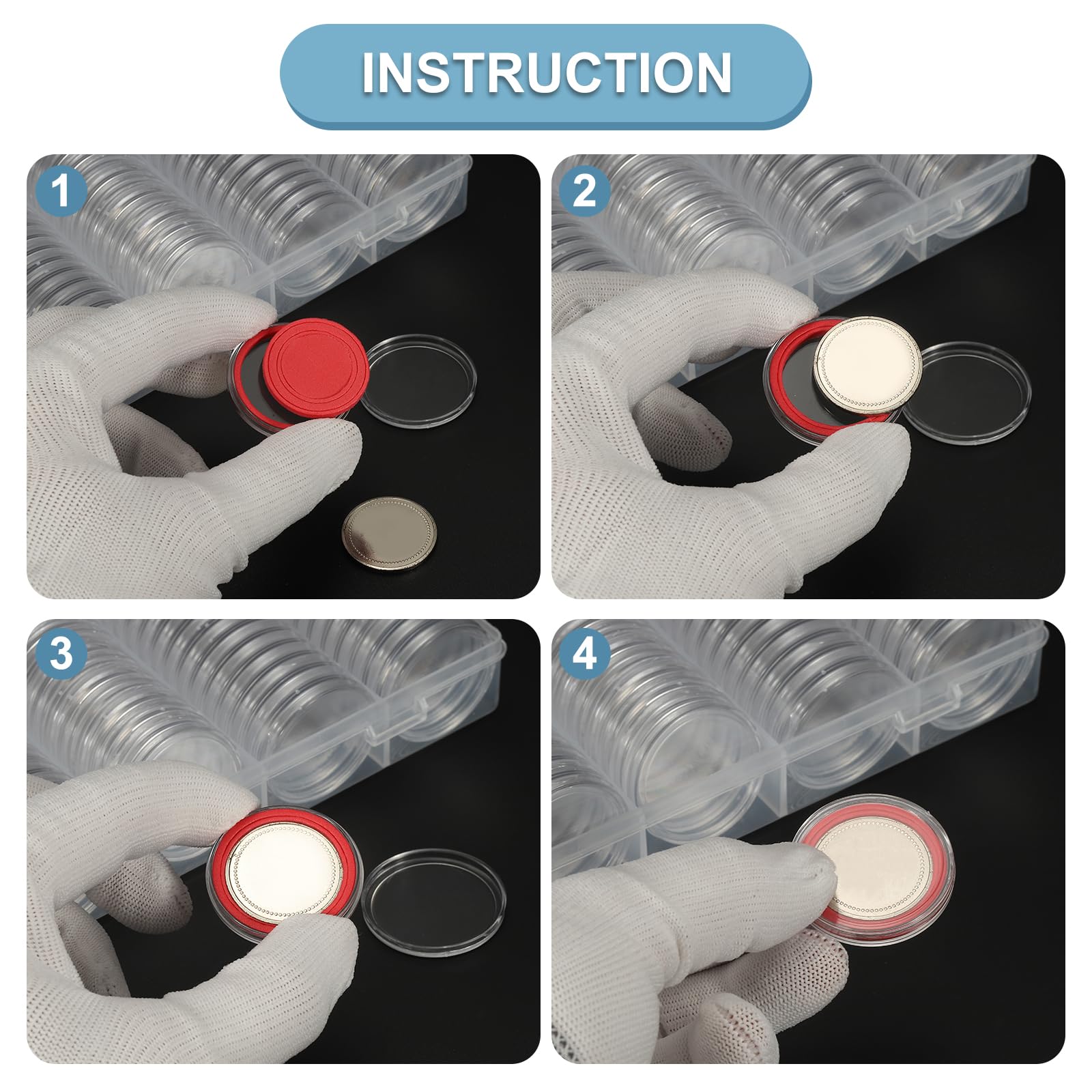 PATIKIL Coin Snap Holder - Image 4