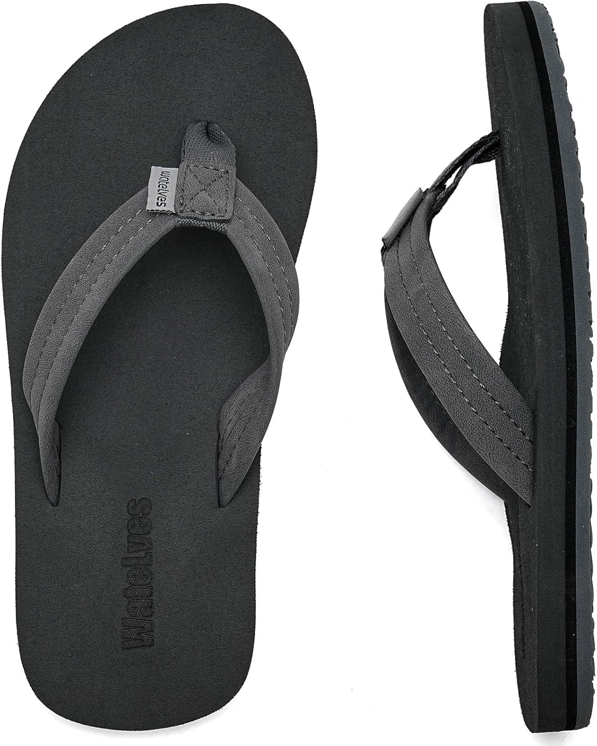 WateLves Kids Flip Flops Boys Girls Sandals Youth Big Kid Summer Slip on Thong Slide Sandals for Beach Pool Shower Little/Big Kid