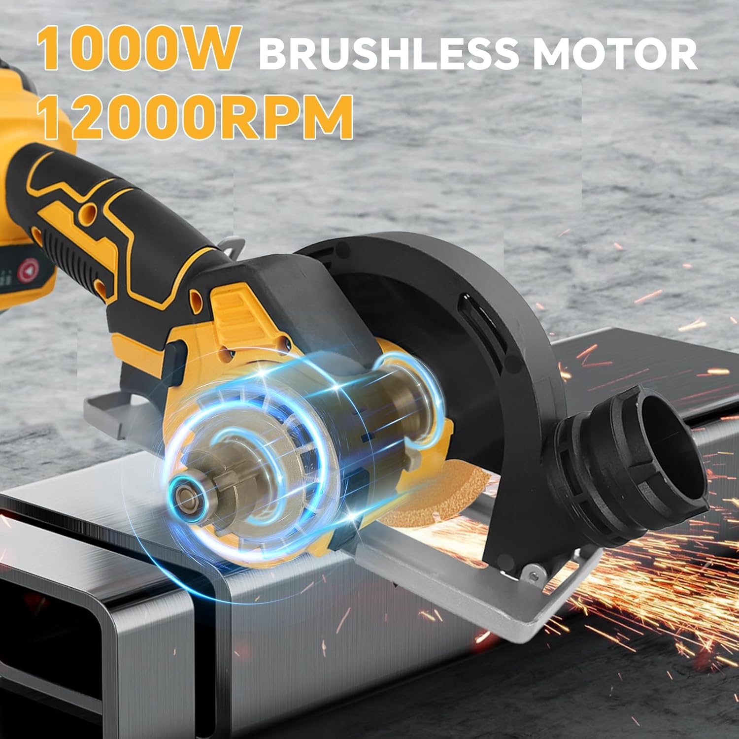 Cordless Mini Circular Saw for Dewalt 20v Battery, 4" Brushless Power Circular Saws, 12000RPM Small Circular Saw,2 Blade, Cutting Depth 0.8"(20mm) for Metal, Wood, Plastic(No battery) 4 71w2jfeGueL. AC SL1500