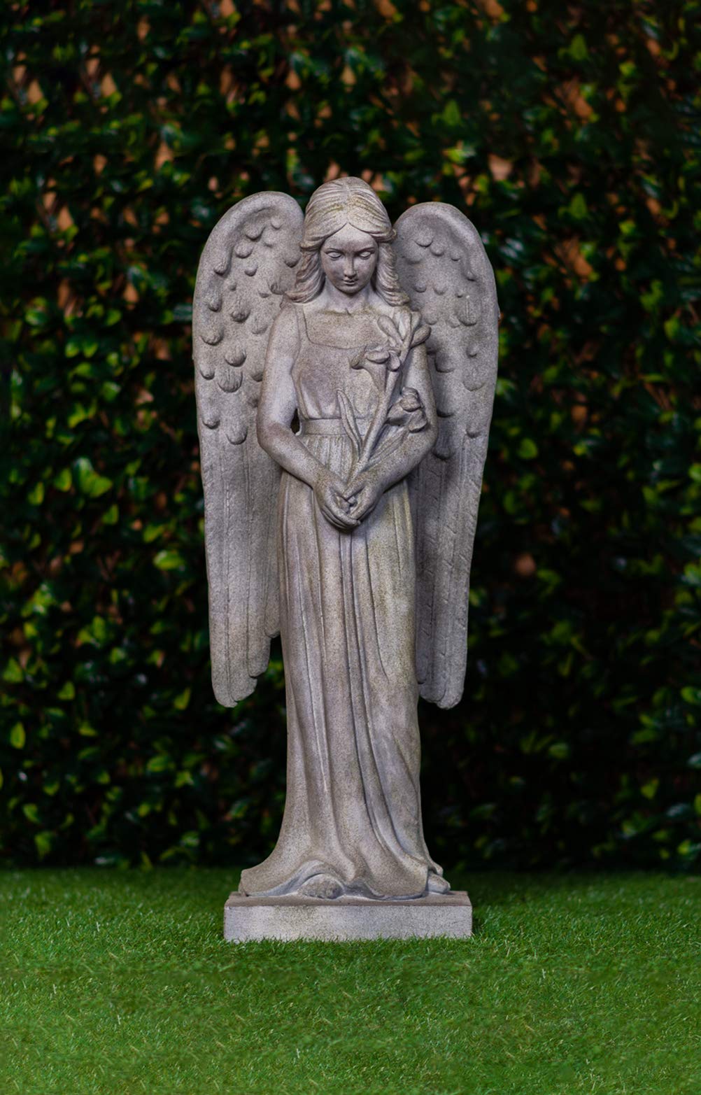 Photo 1 of Hi-Line Gift Ltd Angel with Tulip Statue
