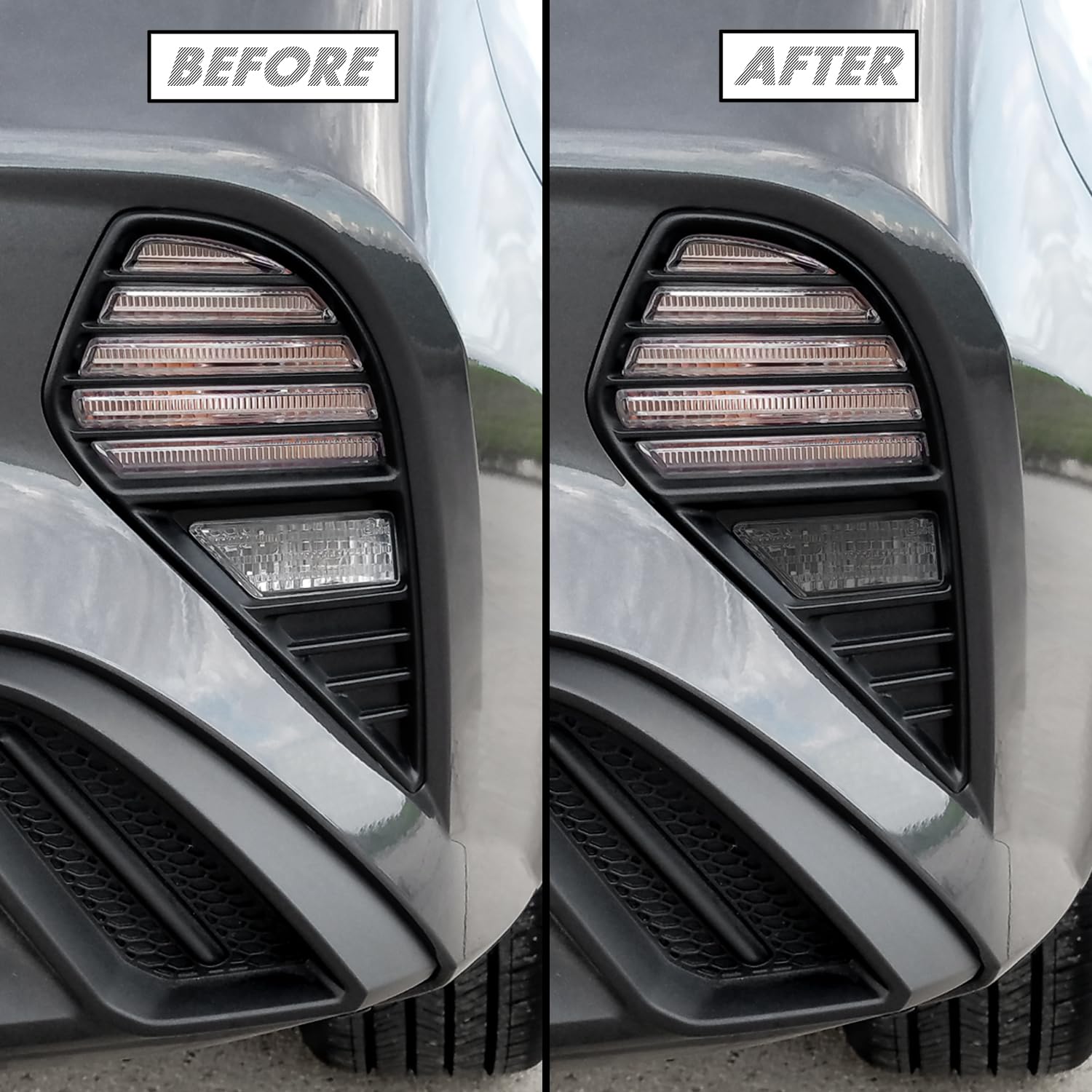 SlickMod PreCut Vinyl Smoke Tint for 2022-2024 Kia Forte Reverse Light (35% Light Smoke)