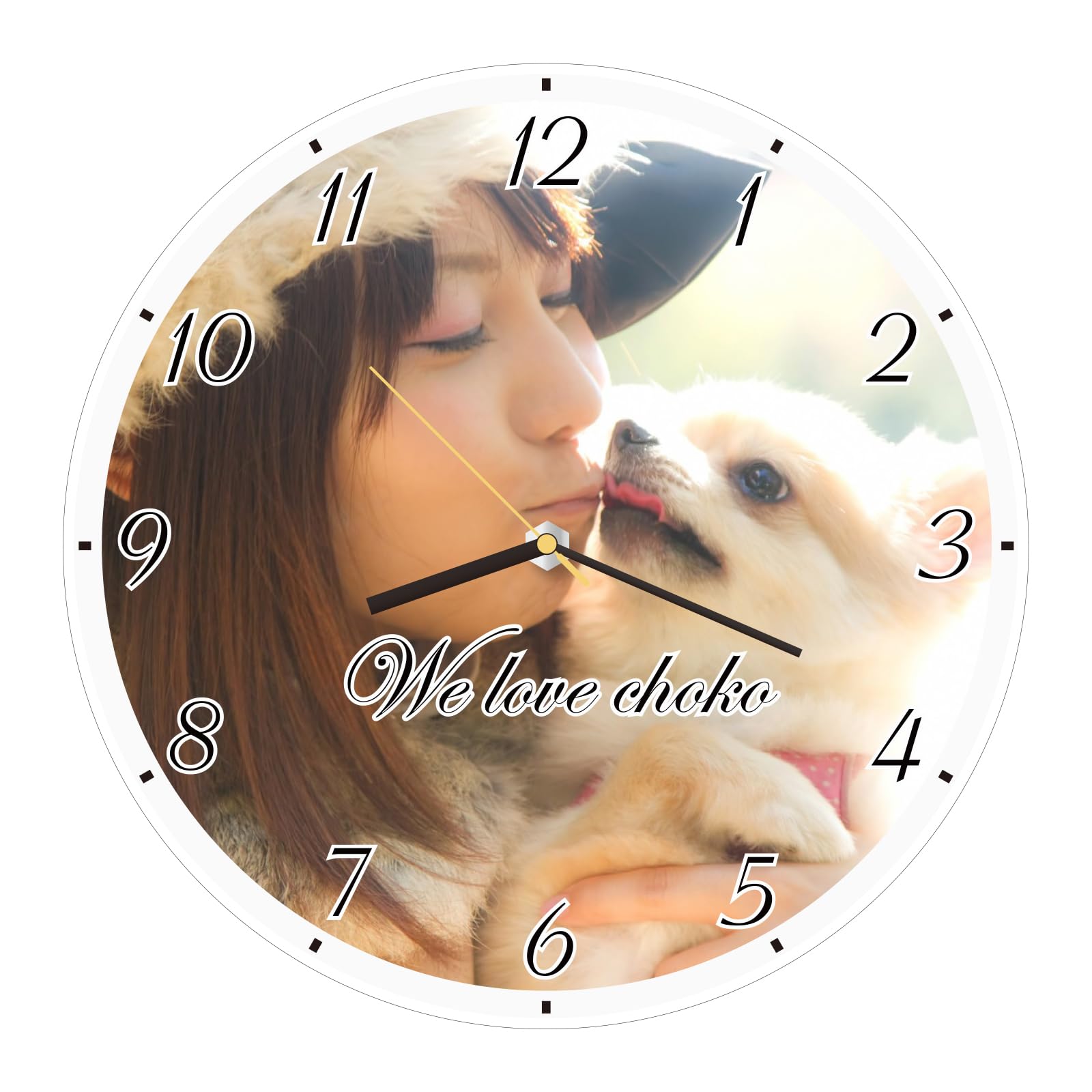 Amazon.co.jp: 時計 壁掛け 掛け時計 写真 オーダーメイド アクリル