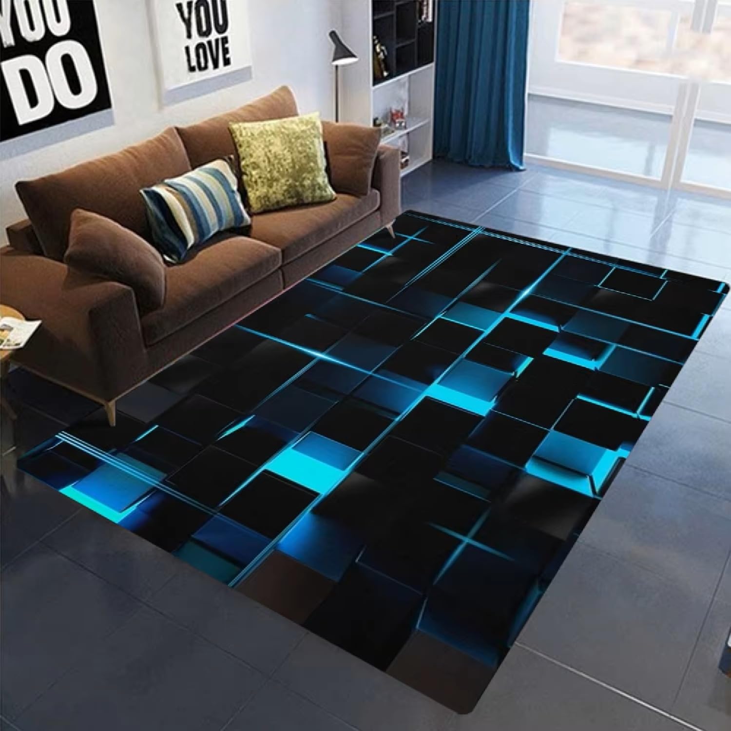 Tapis chambre ado garçon résistant pour protéger le sol des roulettes