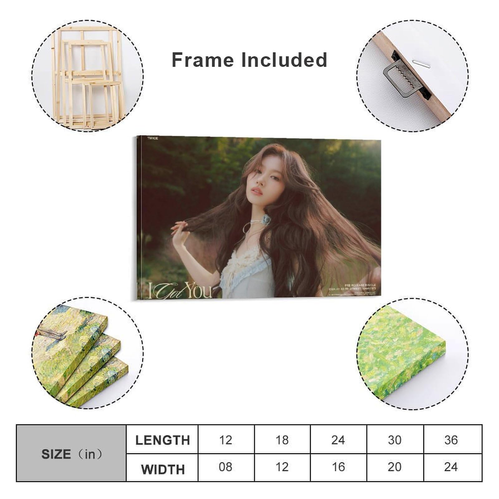 K-pop Artist Poster Twice Sana With YOUth I Got You Ver. 1st