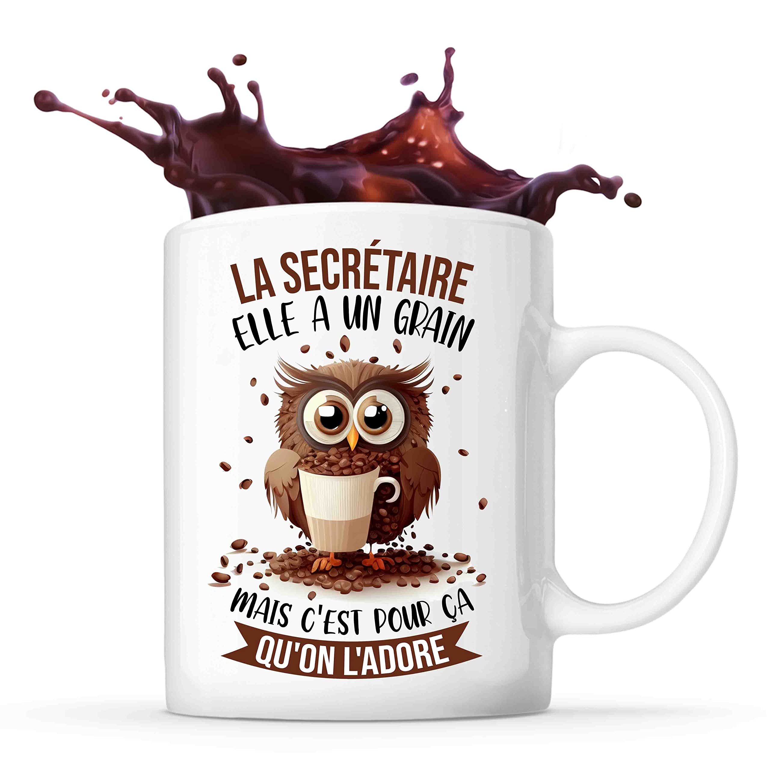 Planetee Tasse Christelle 360 Ml | Mug Émaillé Métallique | Idée Cadeau Prénom Surnom Nom De Famille Humour Collègue Travail Anniversaire Noël