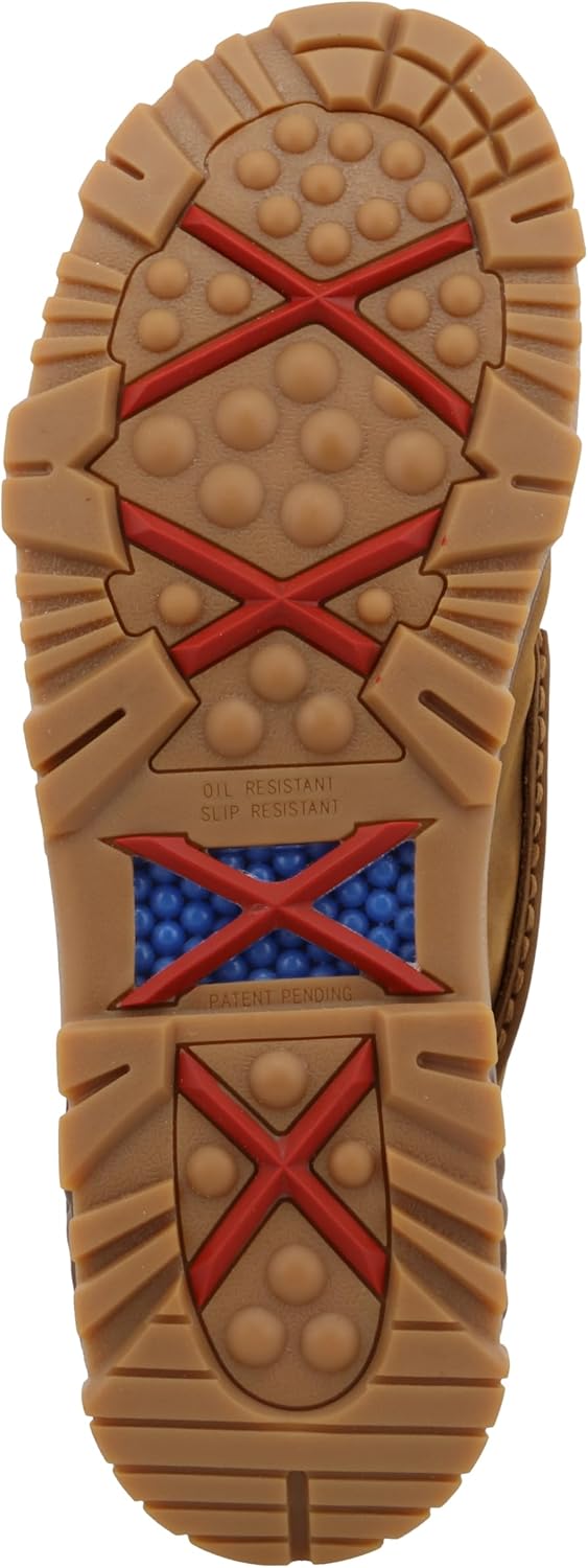 Twisted X Men's 6" Work Boot, Moc Toe Composite Toe with CellStretch, Distressed Saddle, 7.5 W - Image 6