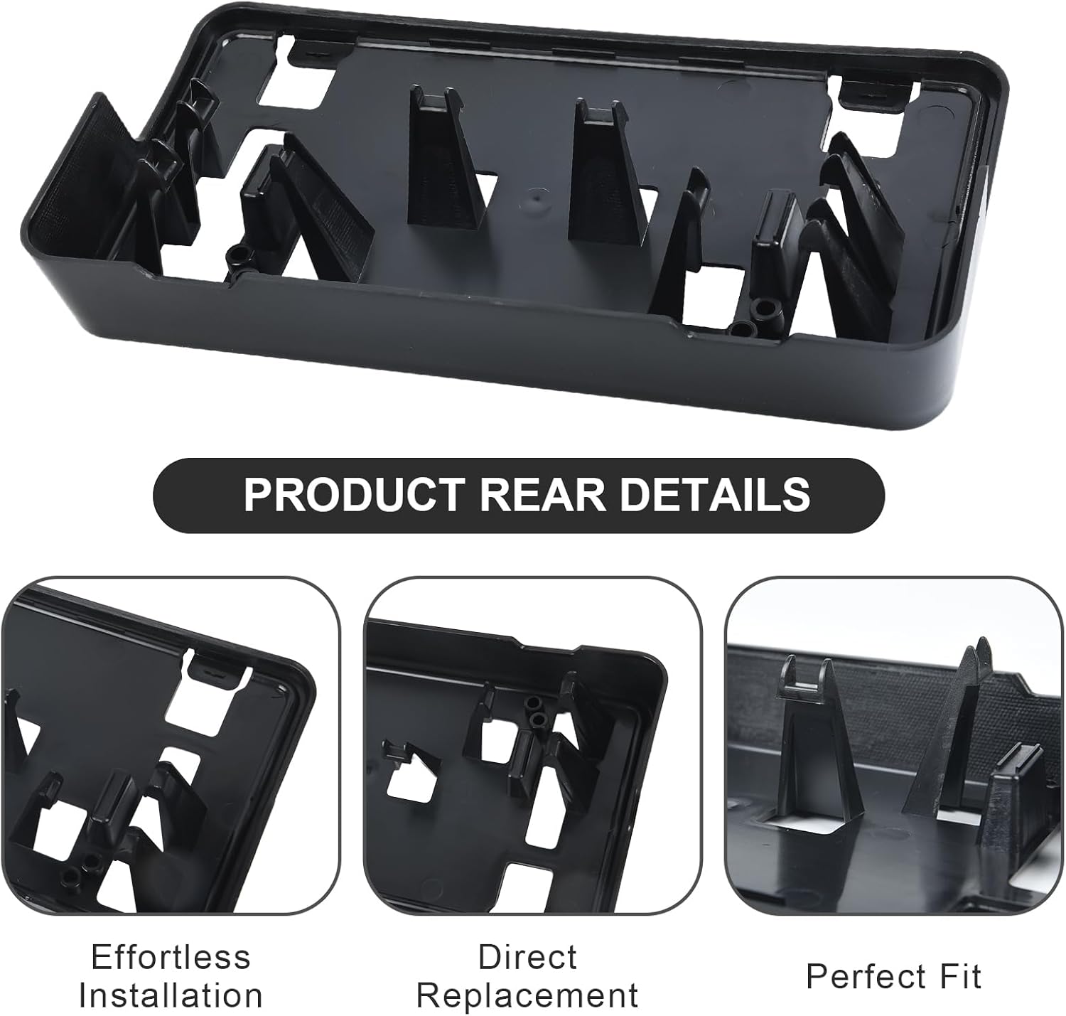 Compatible for Front License Plate Frame Bracket Holder 2021 2022 2023 Ford F150 2.7L, 3.0L, 3.5L V6 ML3Z-17A385-BB
