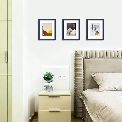 Miniatura 287 de Picrit - Juego de 12 portarretratos de 5 x 7 pulgadas para colgar en la pared o exhibir sobre una mesa, para fotos de 4 x 6 con paspartú o 5 x 7