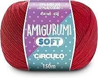 Linha Amigurumi Soft - Circulo - croche e trico (3588-Batom)