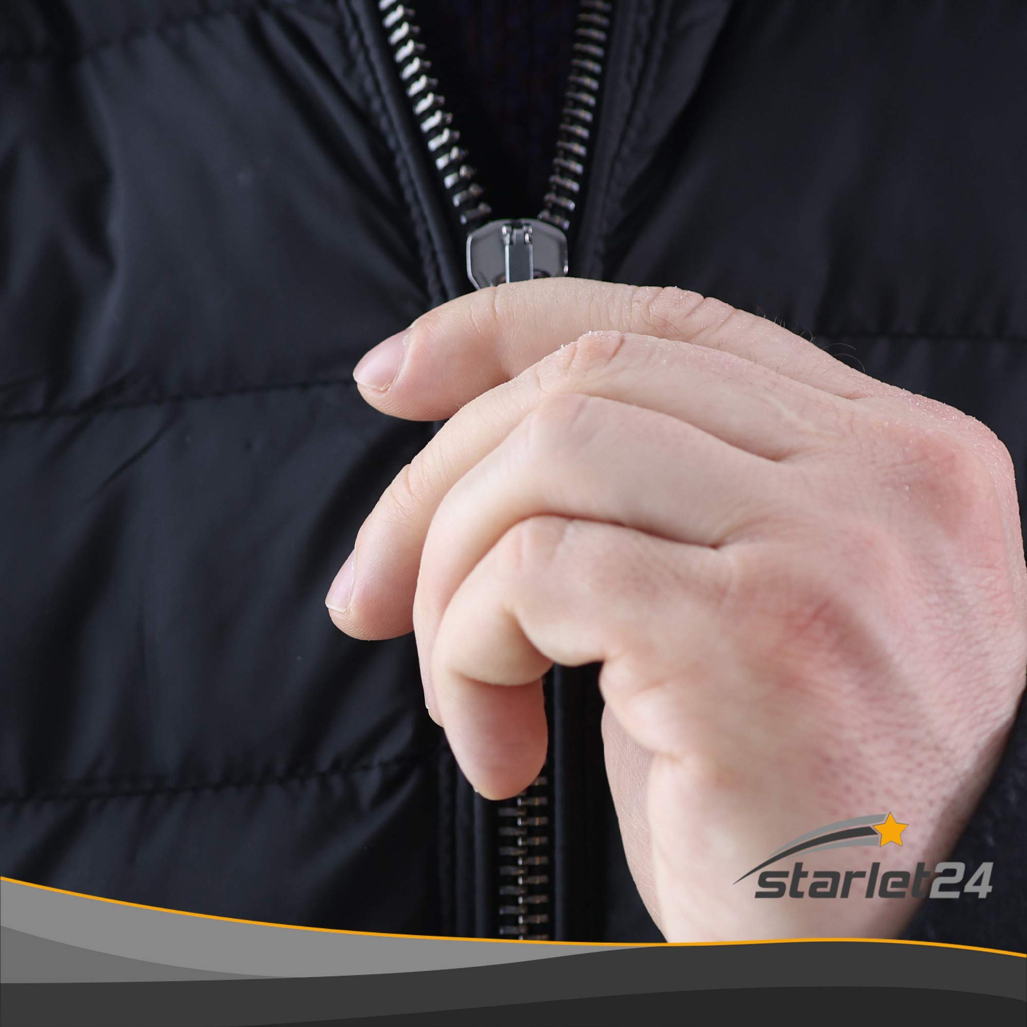 Fermeture Eclair® Synthétique Bicolore Séparable - Rouge / Blanc 55 Cm