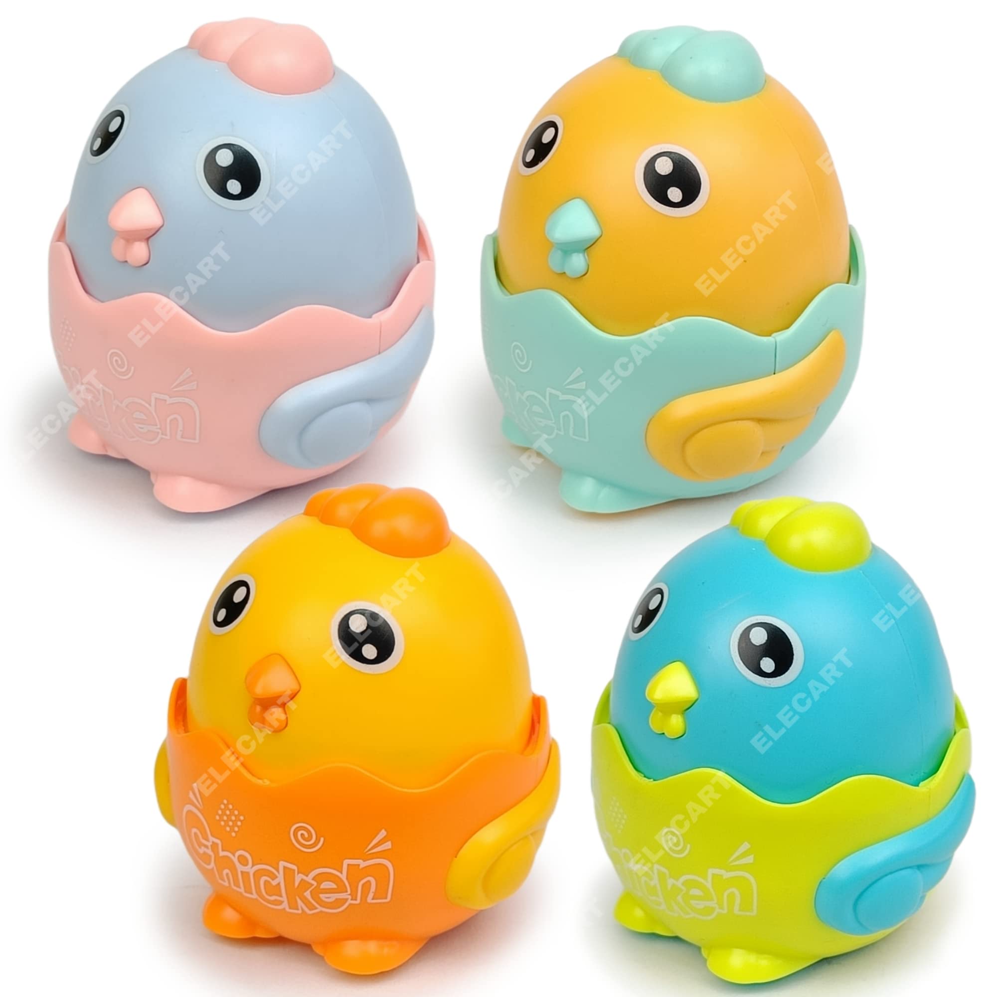 Elecart Push and Go Play Set Friction Powered Car Pull Back Vehicles Toys for Toddler Toy Kids Gift Party Birthday Return Gifts (Random Color) (Pack of 4, Chick) (B0BZ8QBJDH) Amazon Price History, Amazon Price Tracker