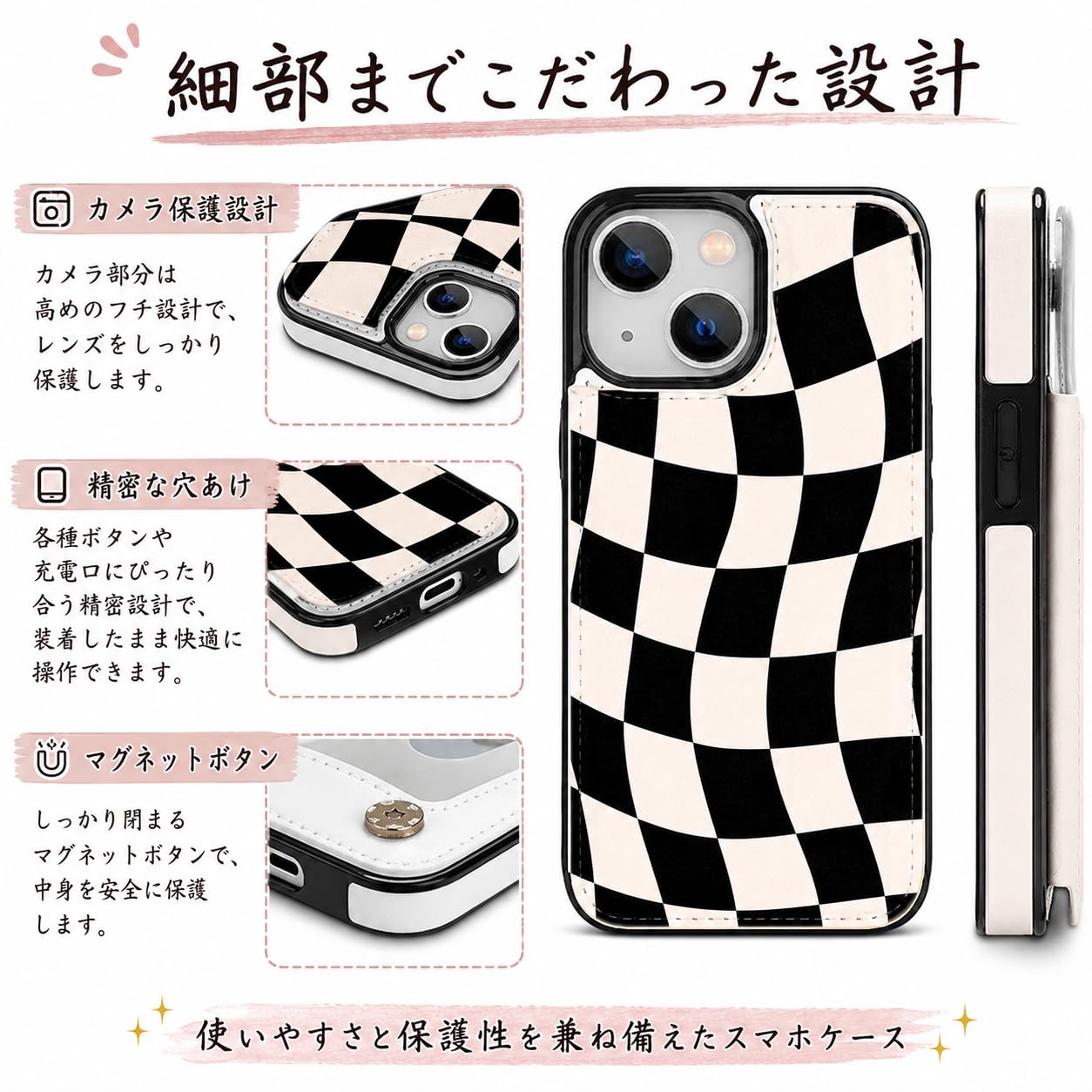 オーダーメイド For Galaxy S21 ULTRA ケース 手帳型 背面 オリジナル 写真 名入れ スマホケース 耐衝撃 おまかせ 切り抜き 加工 ギフト カードポケット - 5