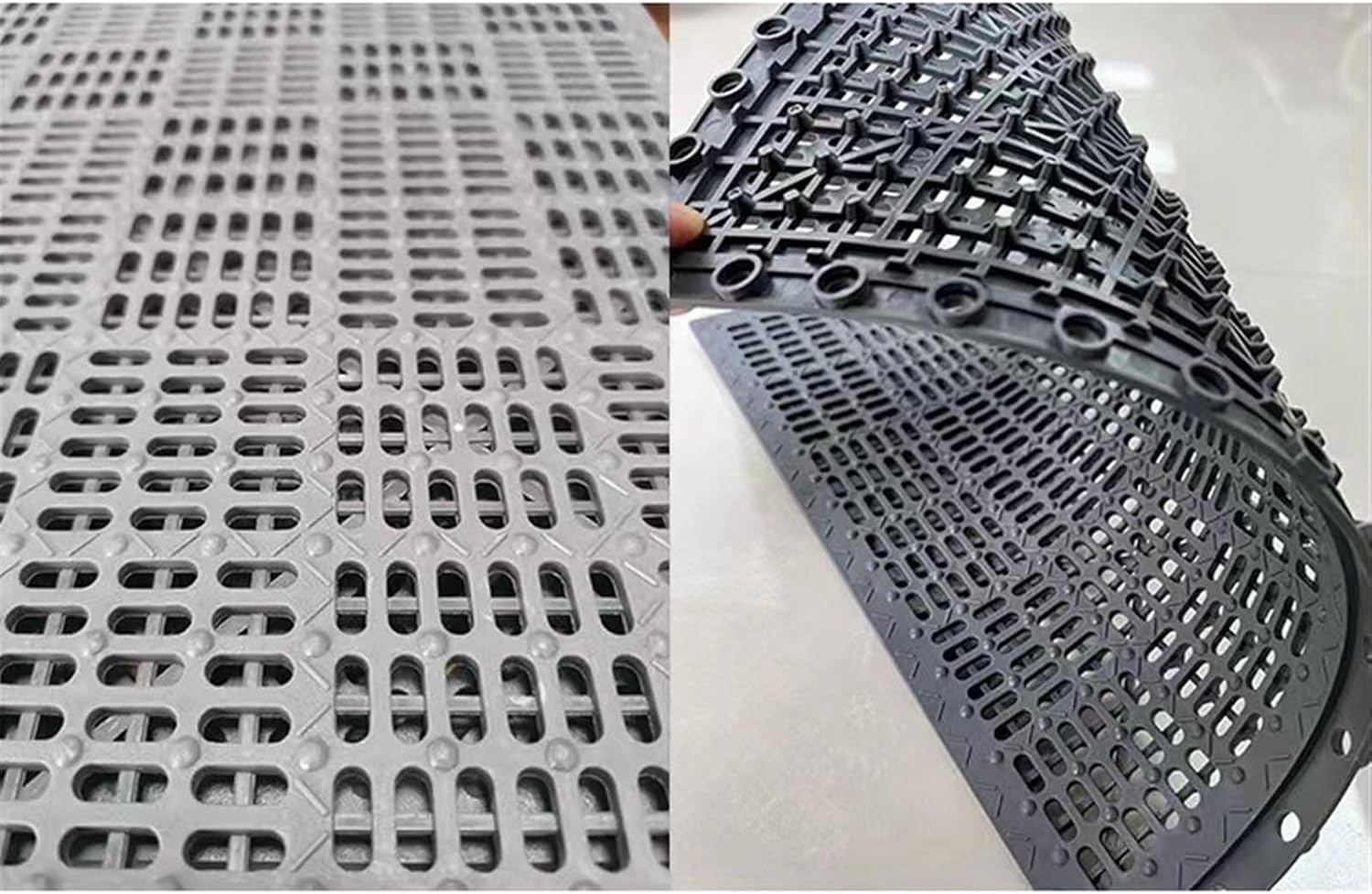 モジュラーインターロッキングクッションフロアタイル排水滑り止め