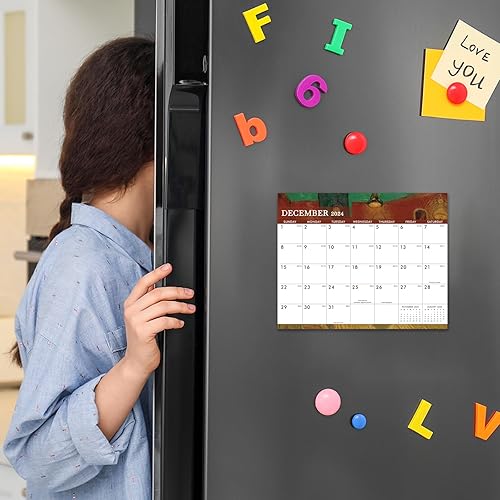Miniatura 7 de Calendario magnético 2024-2025, julio de 2024 a diciembre de 2025, calendario magnético de 18 meses, calendario magnético para refrigerador, 8 x 10
