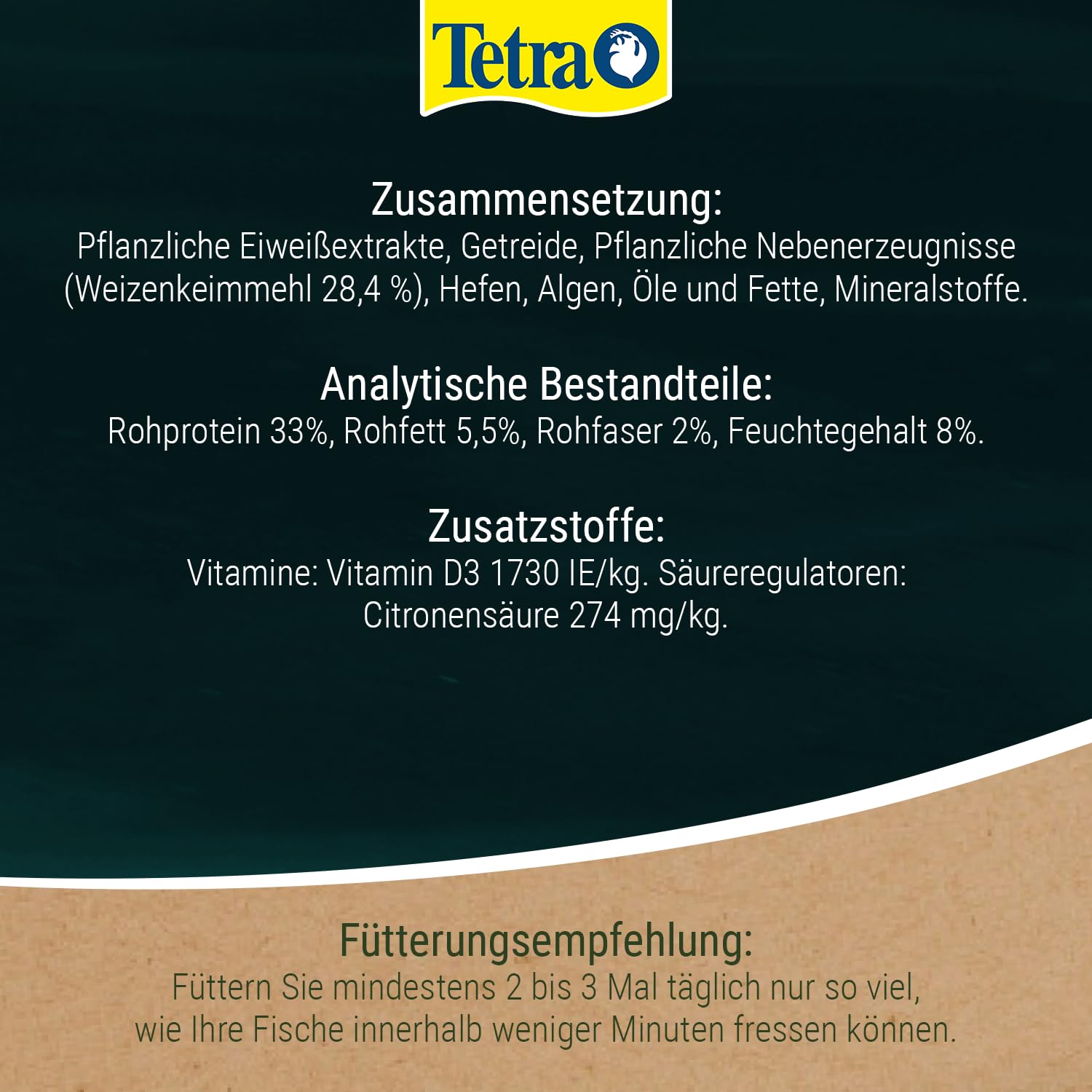 Tetra Pond Wheatgerm Sticks - Ballaststoffreiches Fischfutter für alle Teichfische, besonders geeignet bei kühlen Wassertemperaturen im Teich (Frühling / Herbst), 10 L Eimer