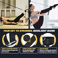 Vista 2 de Correa de tobillo para máquinas de cable y pesas de mancuernas, correas de tobillo para entrenamiento de glúteos, accesorio de mancuernas de pie