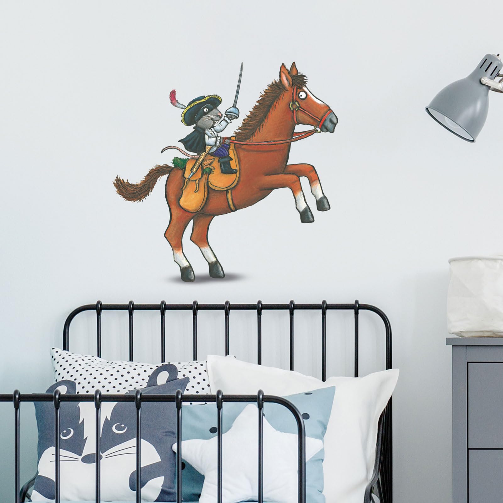 Stickerscape Highway Rat And Horse - Regular Highway Rat Wall Stickers (Highway Rat And Horse - Regular) | Gruffalo And Friends Wall Stickers, Gruffalo Wall Stickers, Child’s Bedroom Wall Decor| Easy To Apply, Cleanly Removable