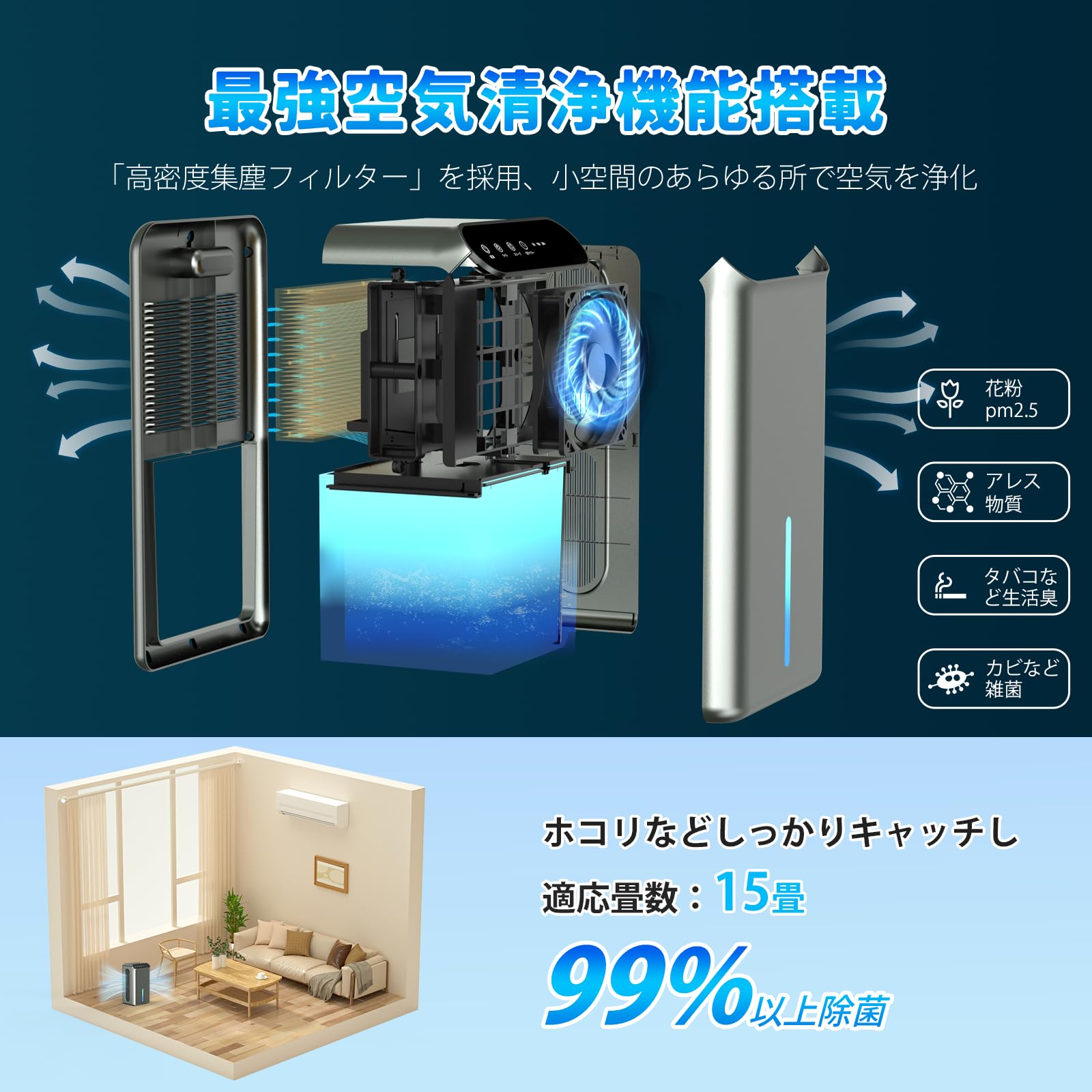 Amazon | 【2026最新進化 除湿量アップ!】除湿機 小型 除湿器 強力除湿
